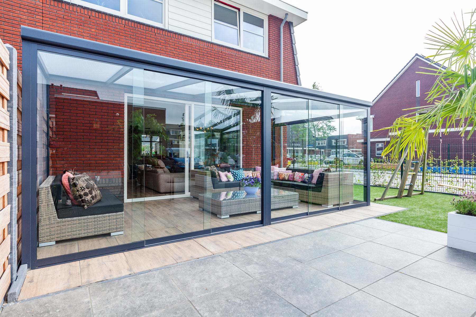 Nebbiolo – Pergola aluminium Deponti — détail pergola Deponti