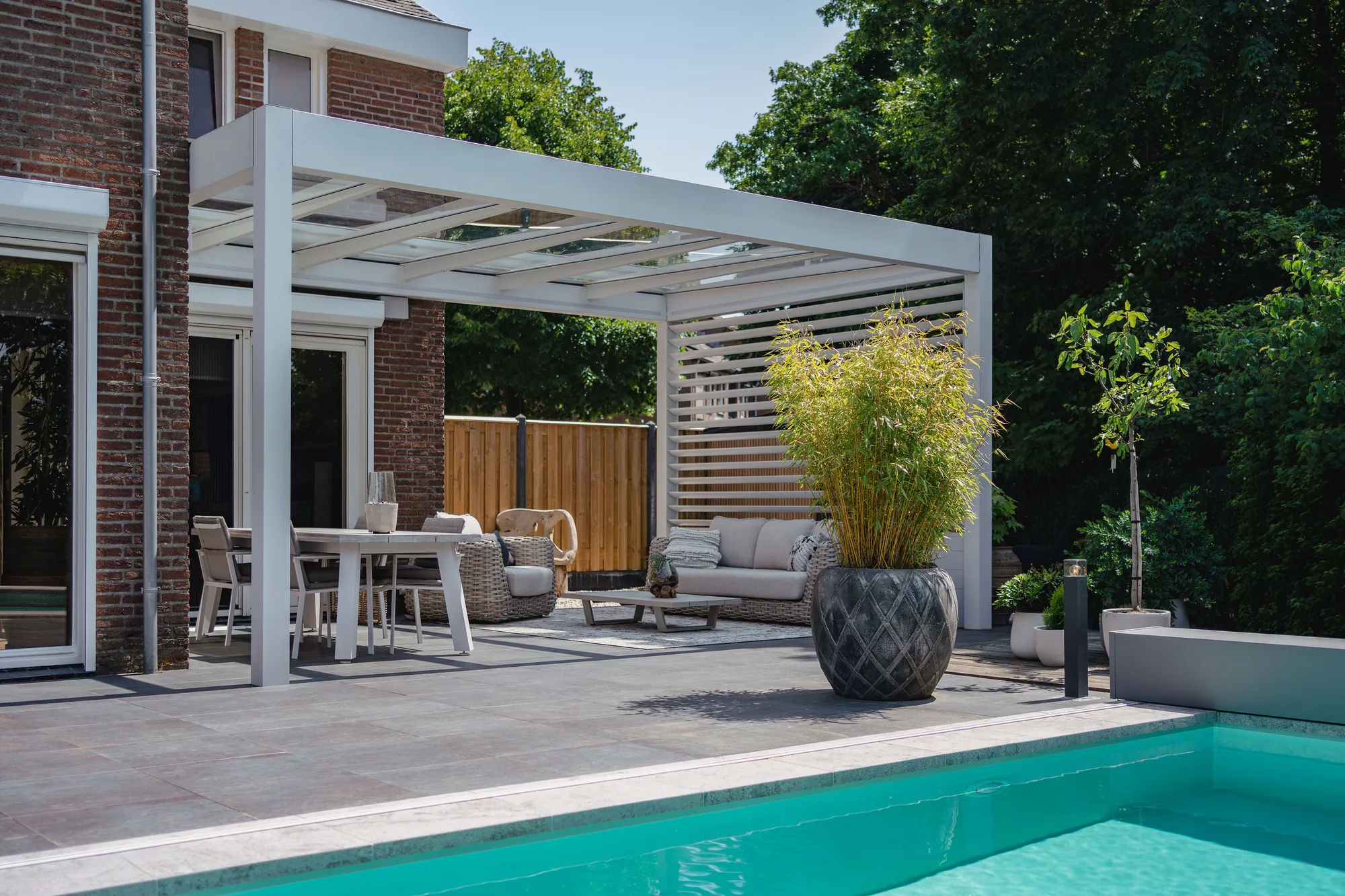 Pergola Pinela Glass