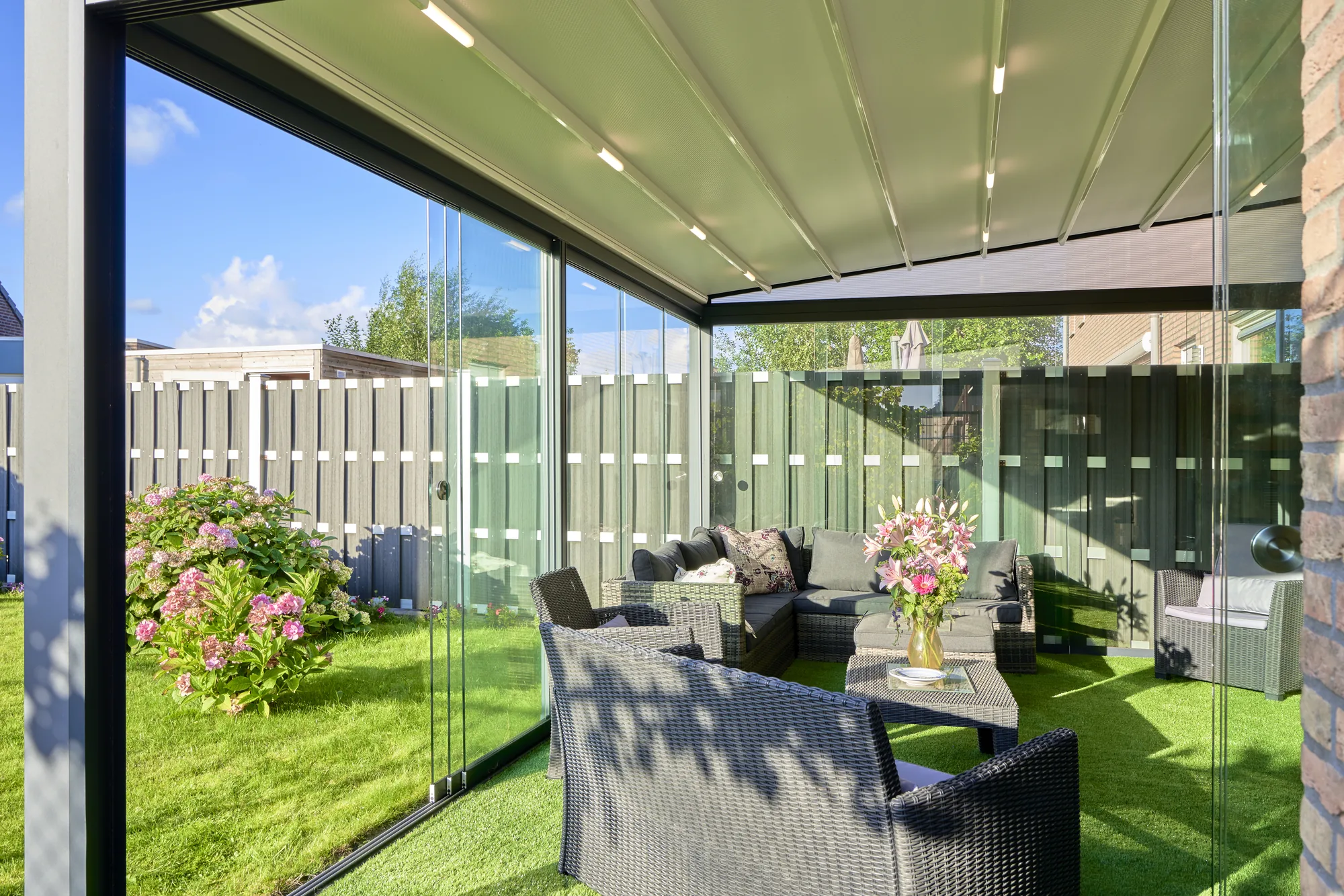 Pergola Verdeca, détail d'aménagement