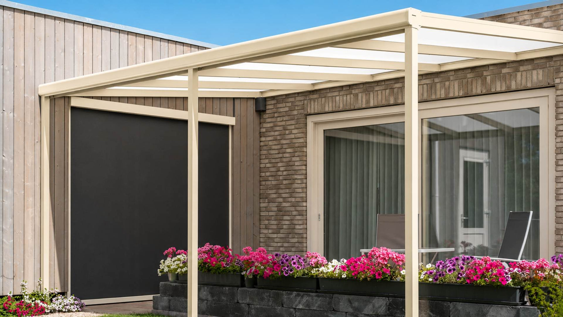 Nebbiolo – Pergola aluminium Deponti — détail pergola Deponti