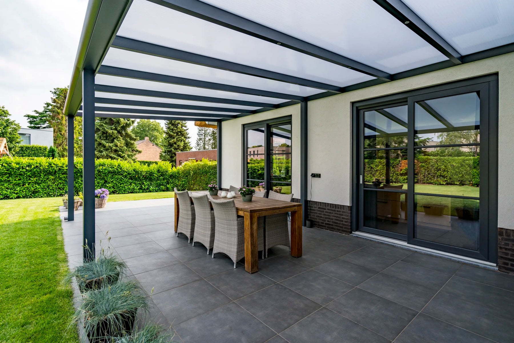 Bosco – Pergola aluminium Deponti — détail pergola Deponti